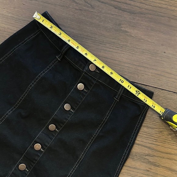 Grunge Vintage Falls Creek Black Mini Skirt - Picture 4 of 6